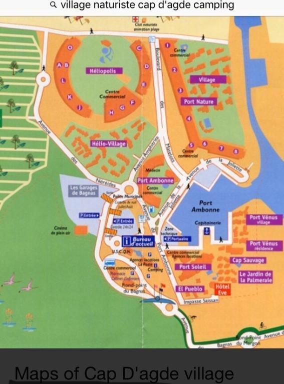 Studio Village Naturiste Port Nature 6 Агде Екстериор снимка